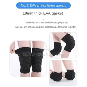 1 Pair Knee Elbow Pads Brace Support