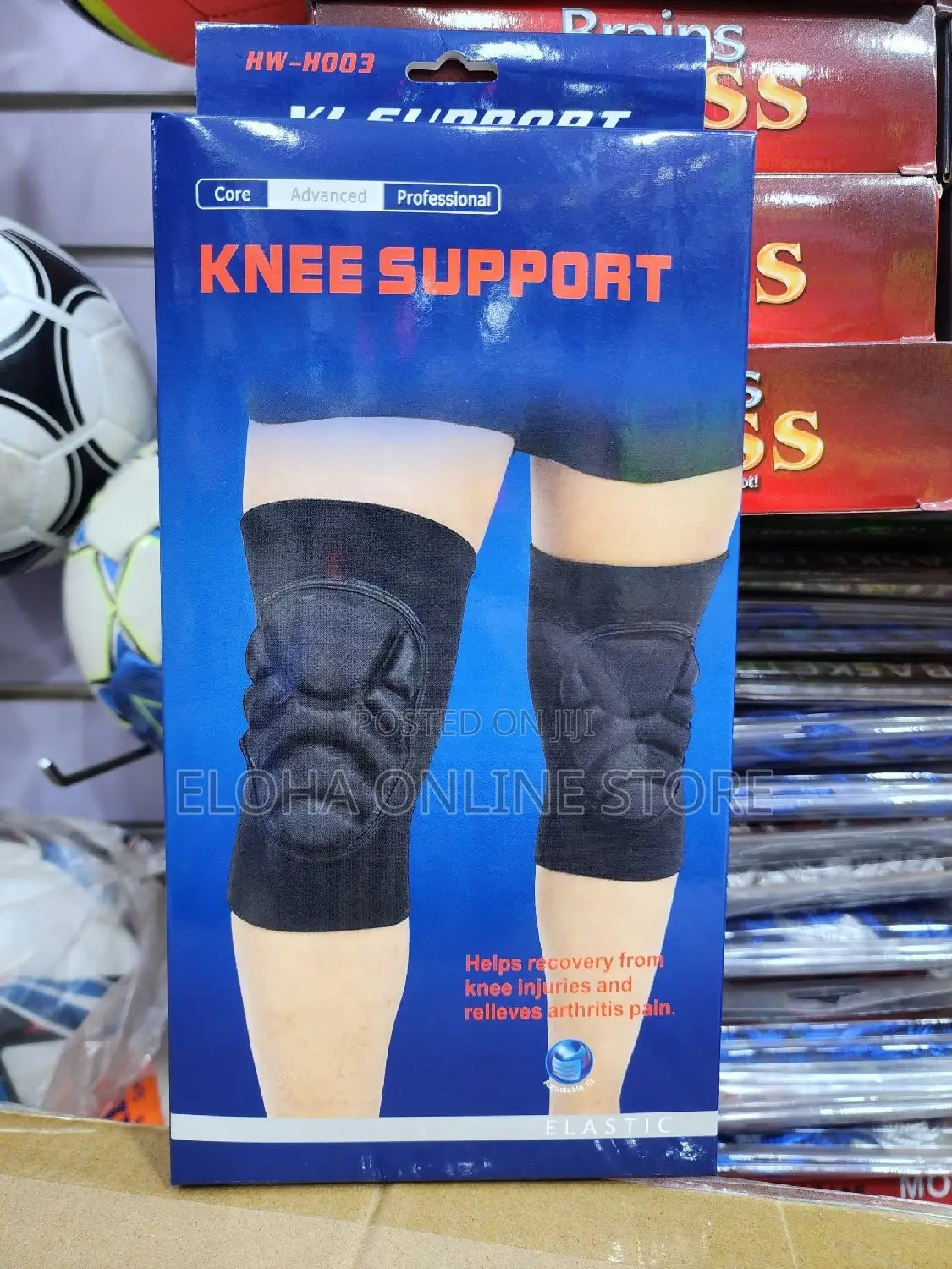 1 Pair Knee Elbow Pads Brace Support