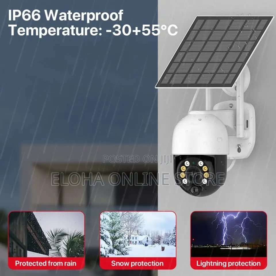 4 G SIM Cards Solar Wireless Outdoor Surveillance Camera