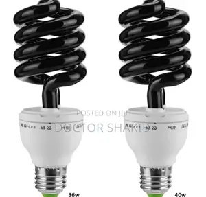 Paper Currency Ultraviolet Fluorescent Detecting Spiral Bulb