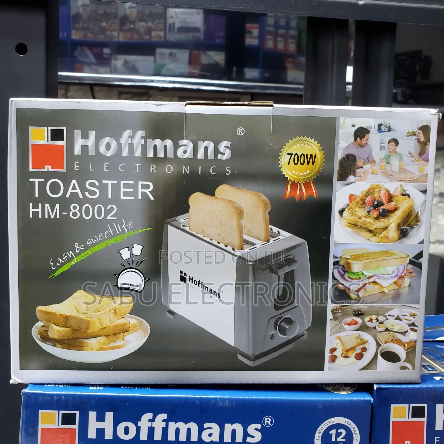Hoffman 2 Slice Toaster - HM-8002