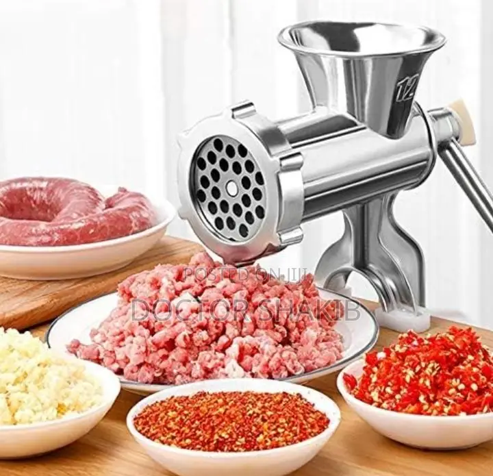 Tabletop Manual Aluminum Alloy Multipurpose Meat Grinder