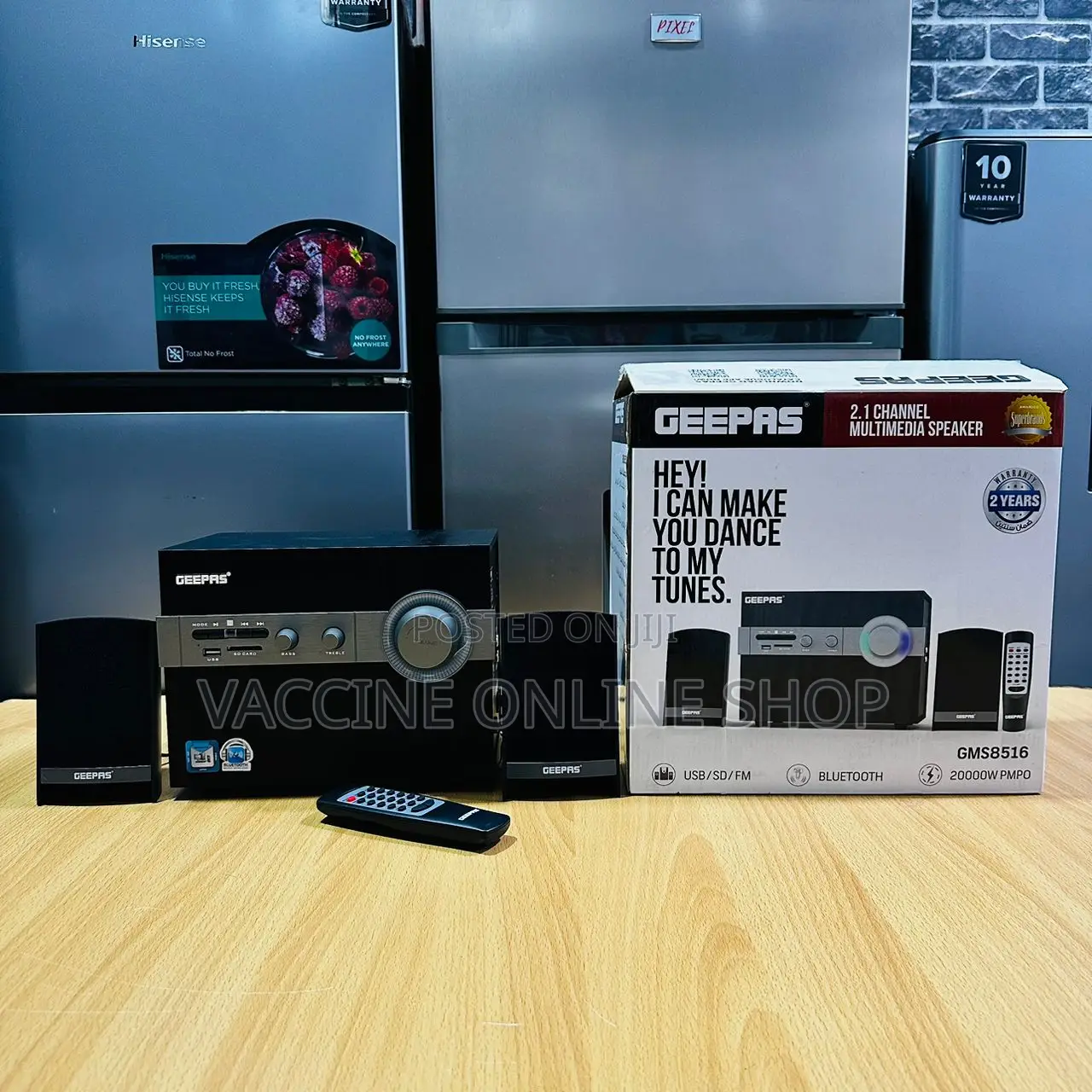 Geepas Original Indoor Sound System With Pure Sound