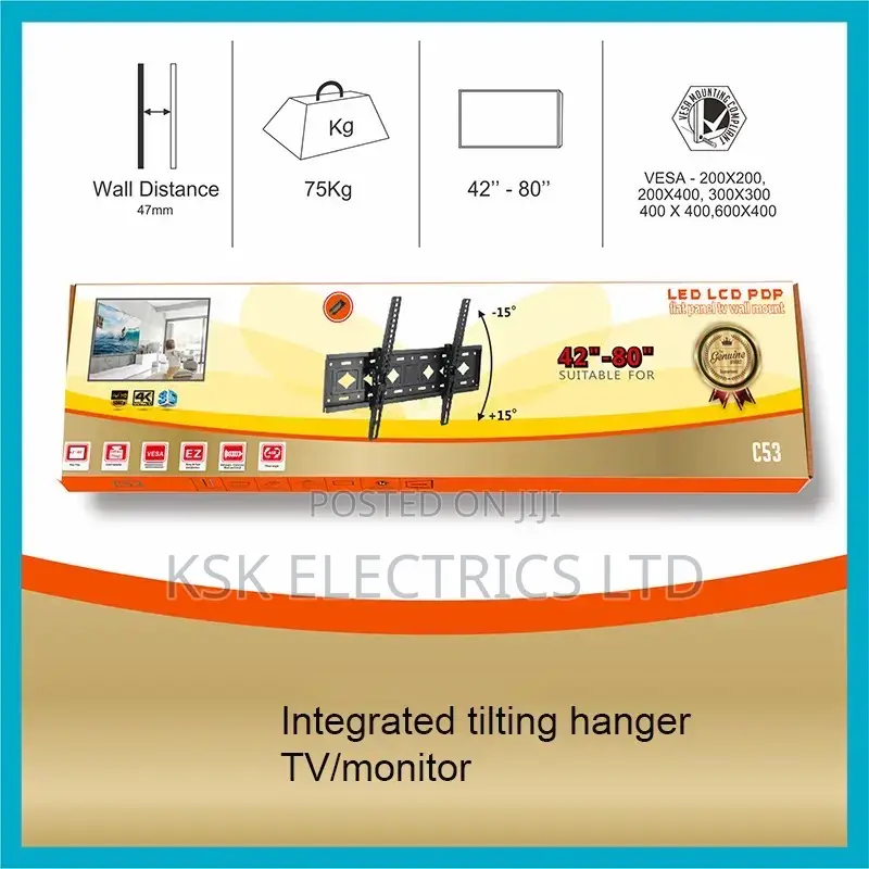 TV Wall Mount Bracket LCD 42 to 80 Inch