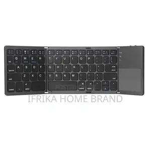 Rechargeable Foldable Bluetooth Keyboard Touchpad Portable