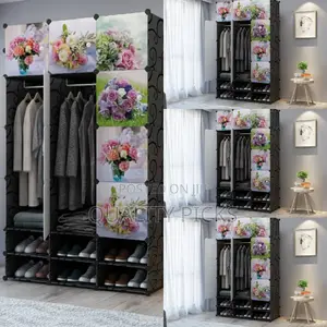 3 Door Plastic Wardrobe