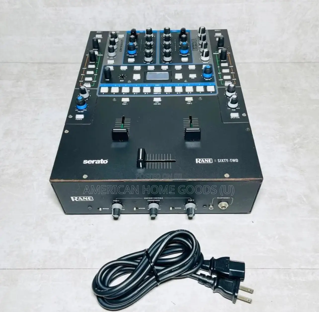 Rane Sixty-Two 62 Serato 2 Channel Dj Mixer +Protective Case