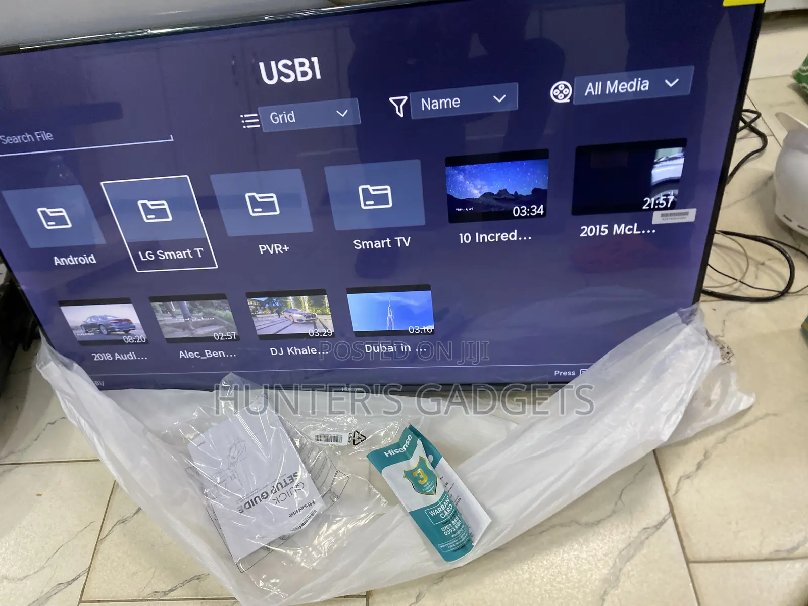 Brand New Hisense 43 Inch Smart Frameless Digital A4 Series