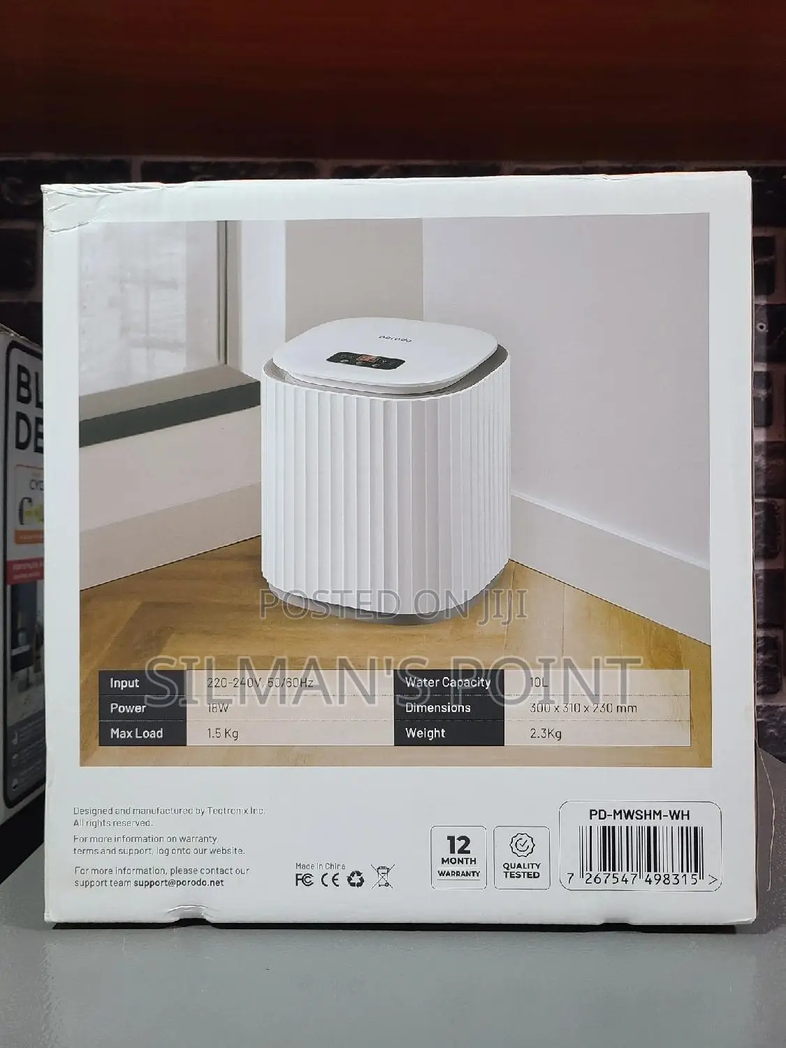 Porodo Portable Mini Washing Machine
