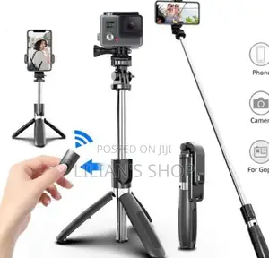 4 In1 Foldable Bluetooth Wireless Selfie Stick Tripod