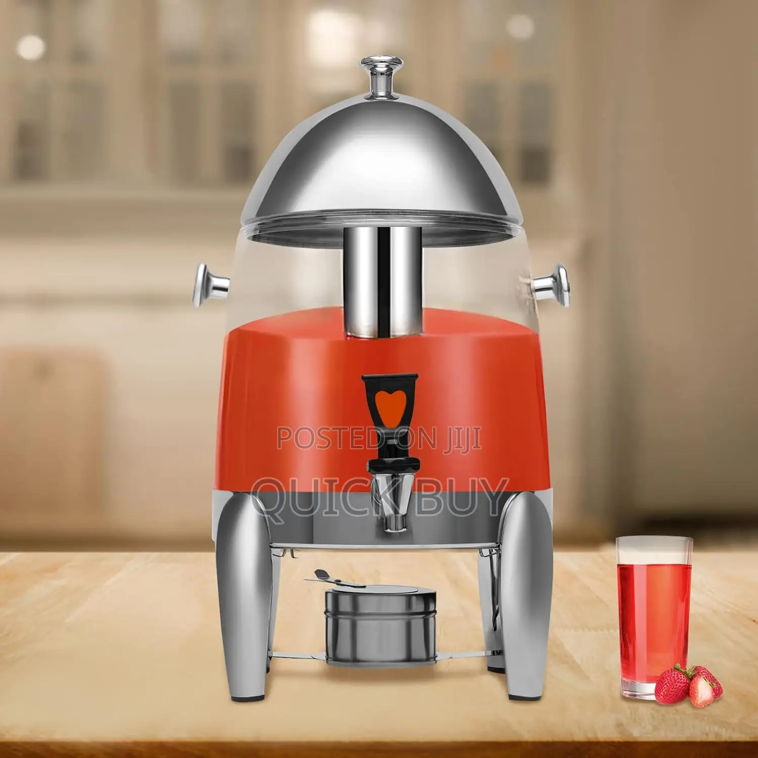 Stainless Steel Transparent Body for Juice, Hot Cold Drinks