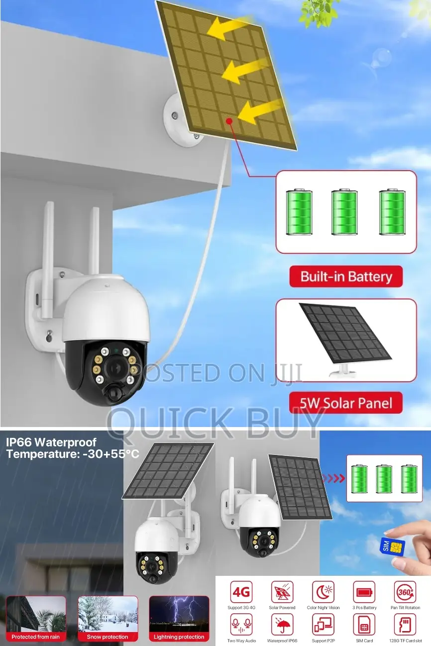 New 4G Sim Card Solar Wireless Outdoor Surveillance Camera
