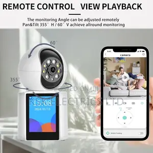 3MP WIFI IP Camera Video Baby Monitor 2.4G Wifi 360°