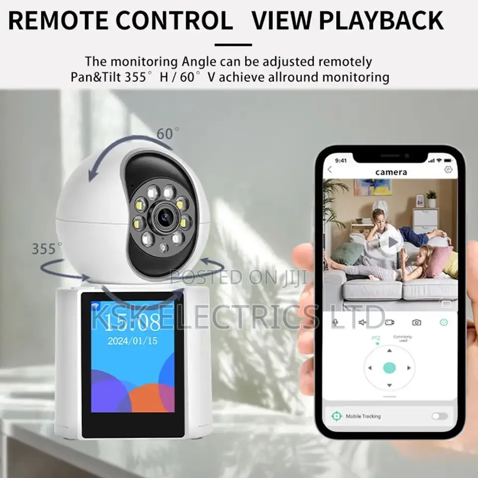 3MP WIFI IP Camera Video Baby Monitor 2.4G Wifi 360°
