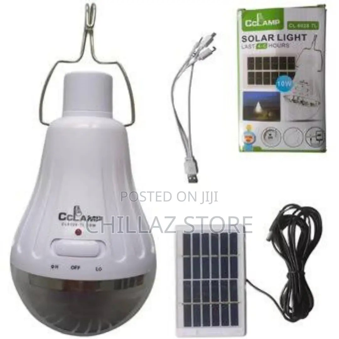 Cclamp CL-6028-7L Solar Led Rechargeable Light-10w