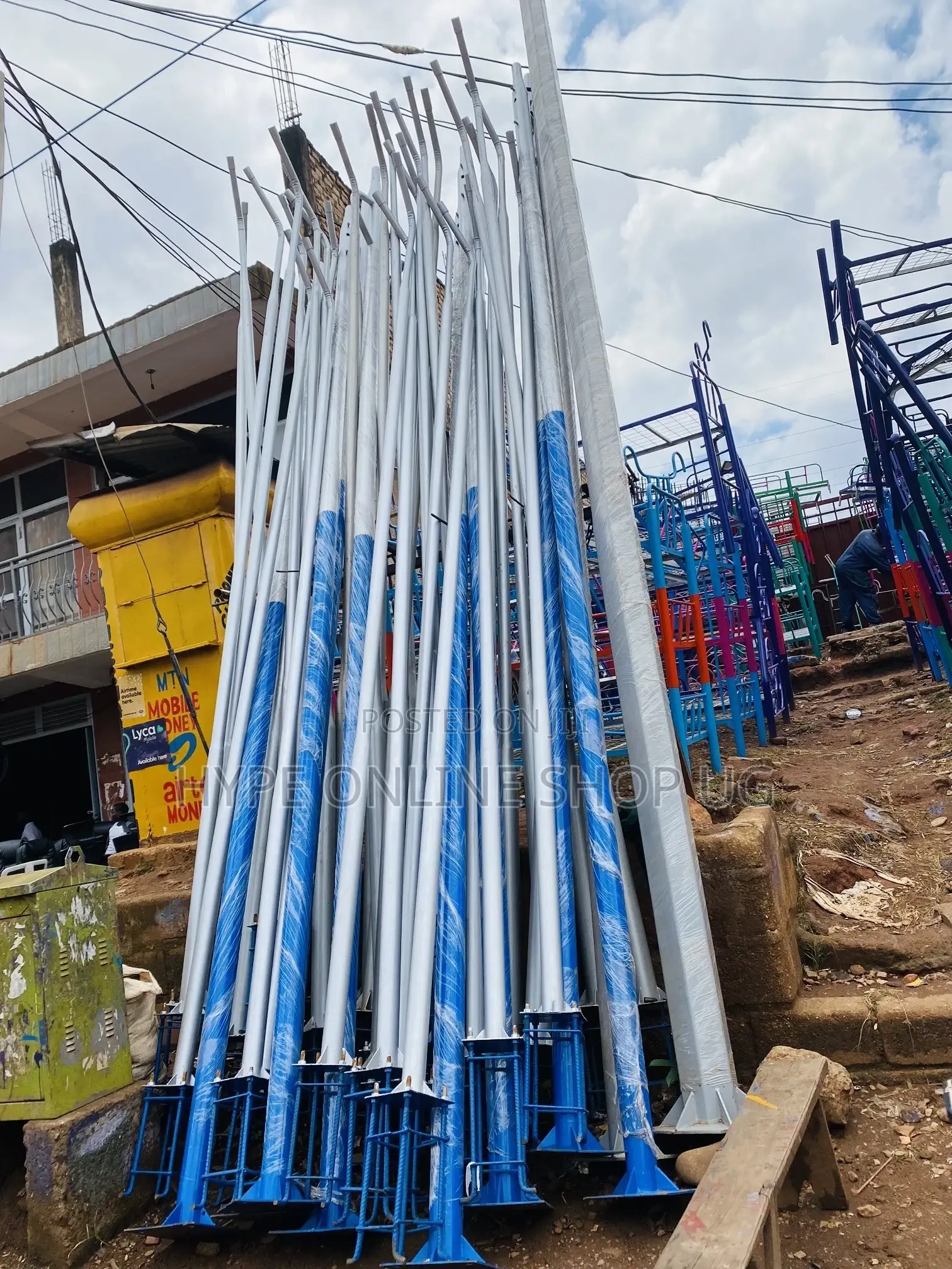 Mega Original Solar Light Poles