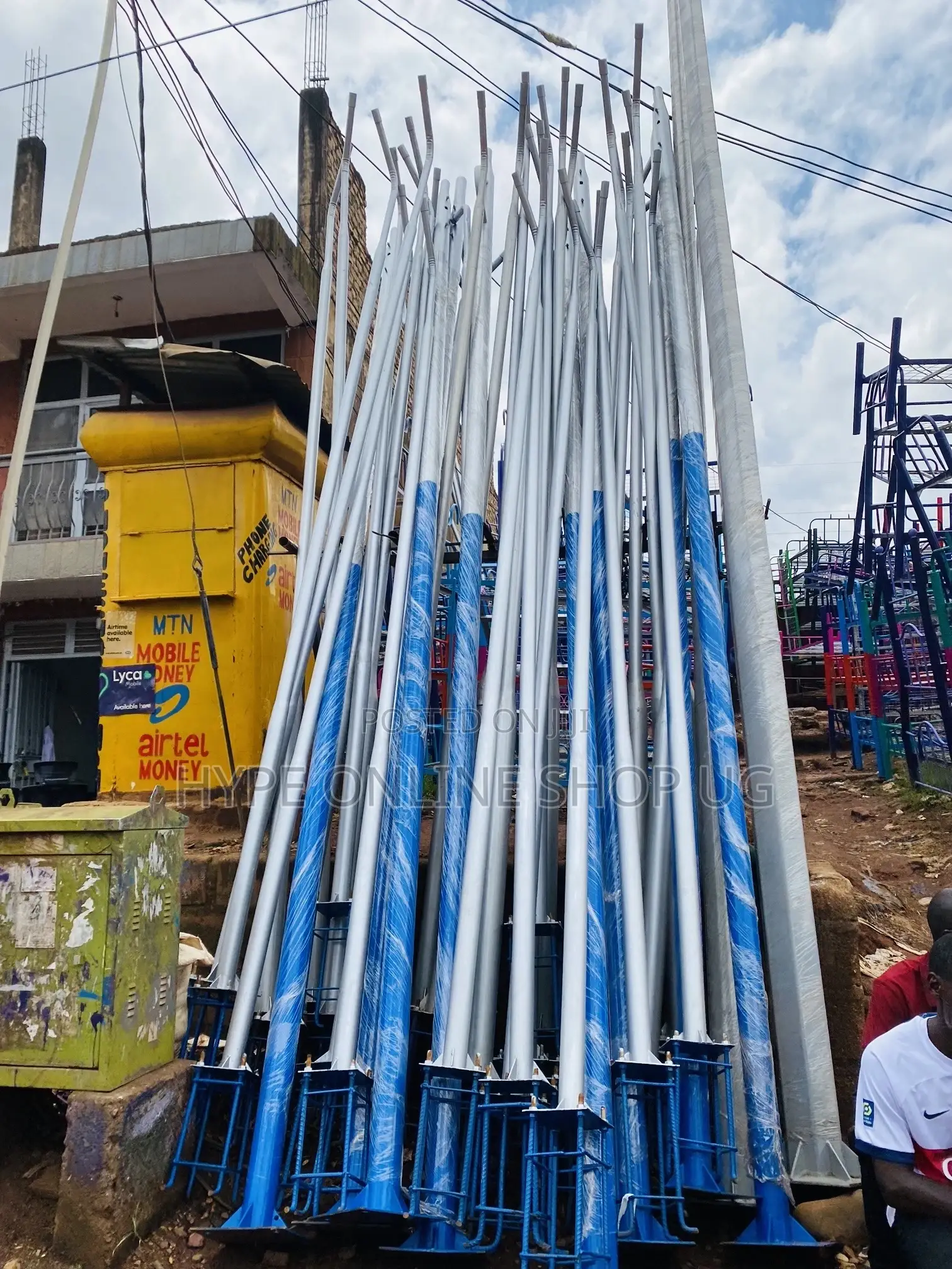 High Tower Standard Solar Lights Poles