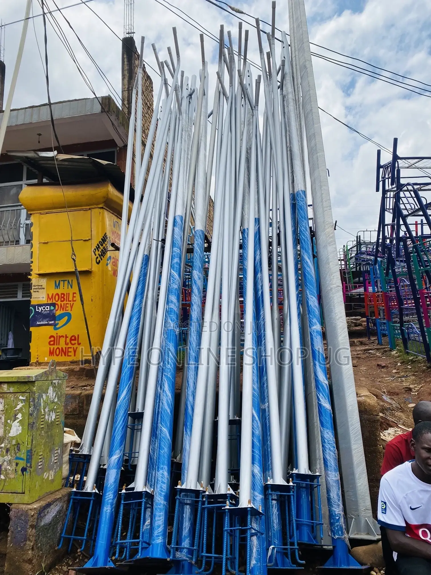 High Tower Standard Solar Lights Poles