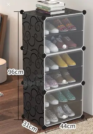 Plastic Detachable Shoe Rack Cabinet