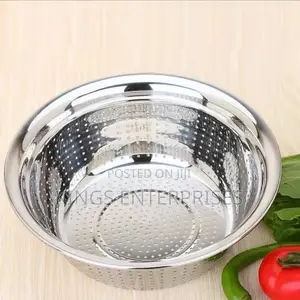 Stainless Steel Colander Strainer With Drain Bowl