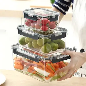 3pc Reusable Air Tight Food and Fruit Containers