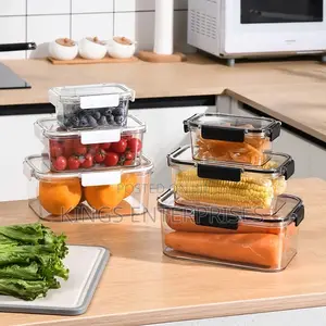 3pc Reusable Air Tight Food and Fruit Containers
