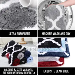 2pc Bathroom Mats