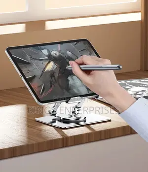 Rotating Adjustable Tablet and Notebook Holder