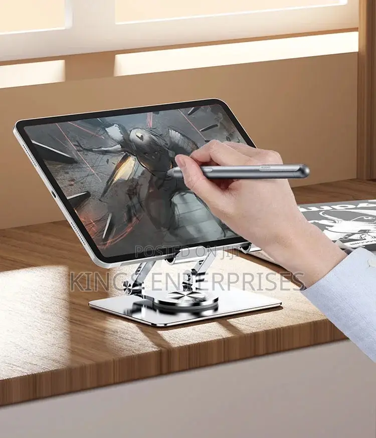 Rotating Adjustable Tablet and Notebook Holder