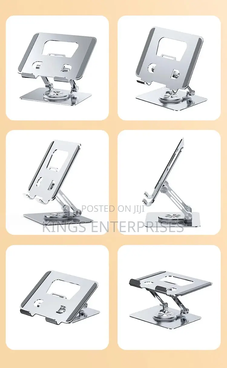 Rotating Adjustable Tablet and Notebook Holder