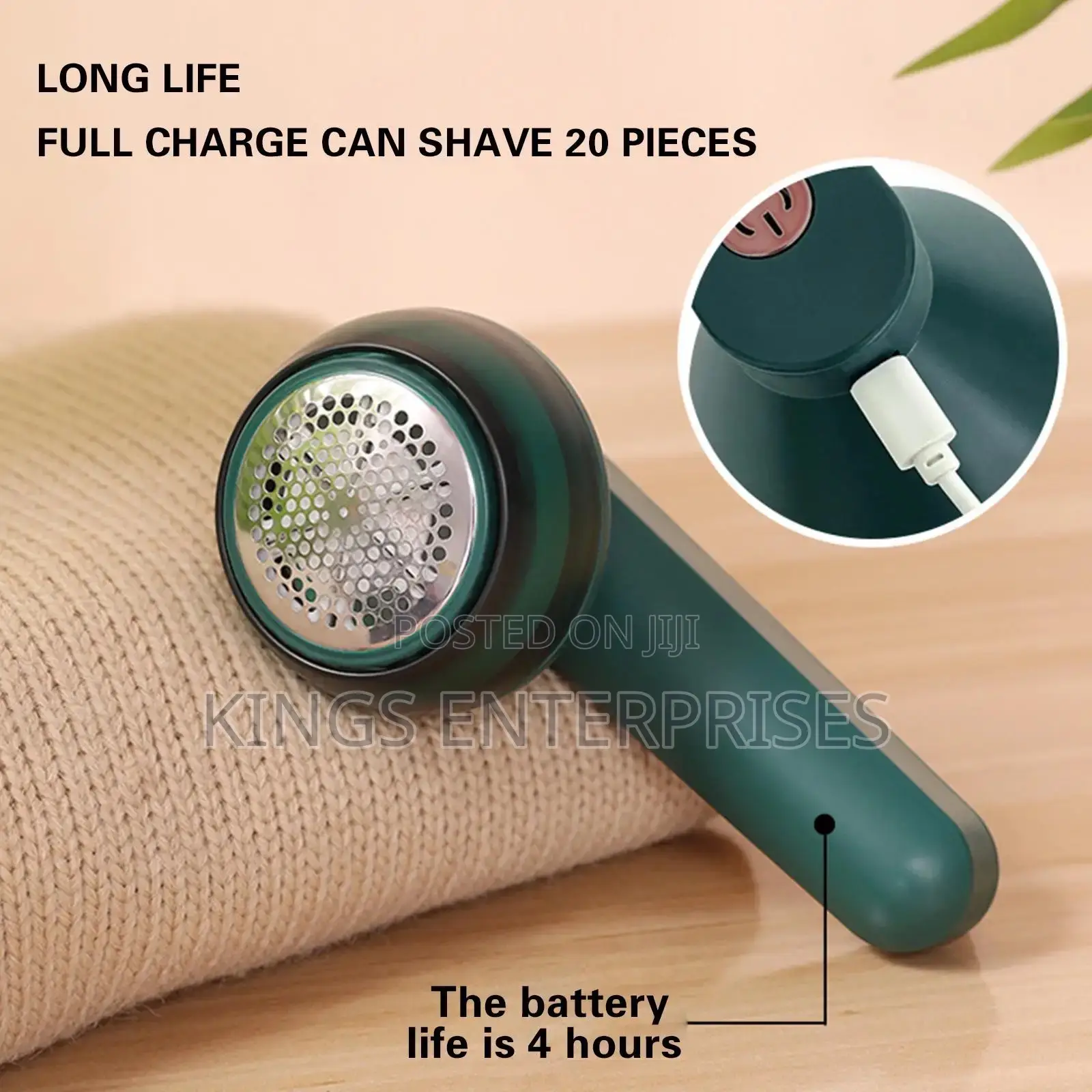 Rechargeable Fabric Lint Remover