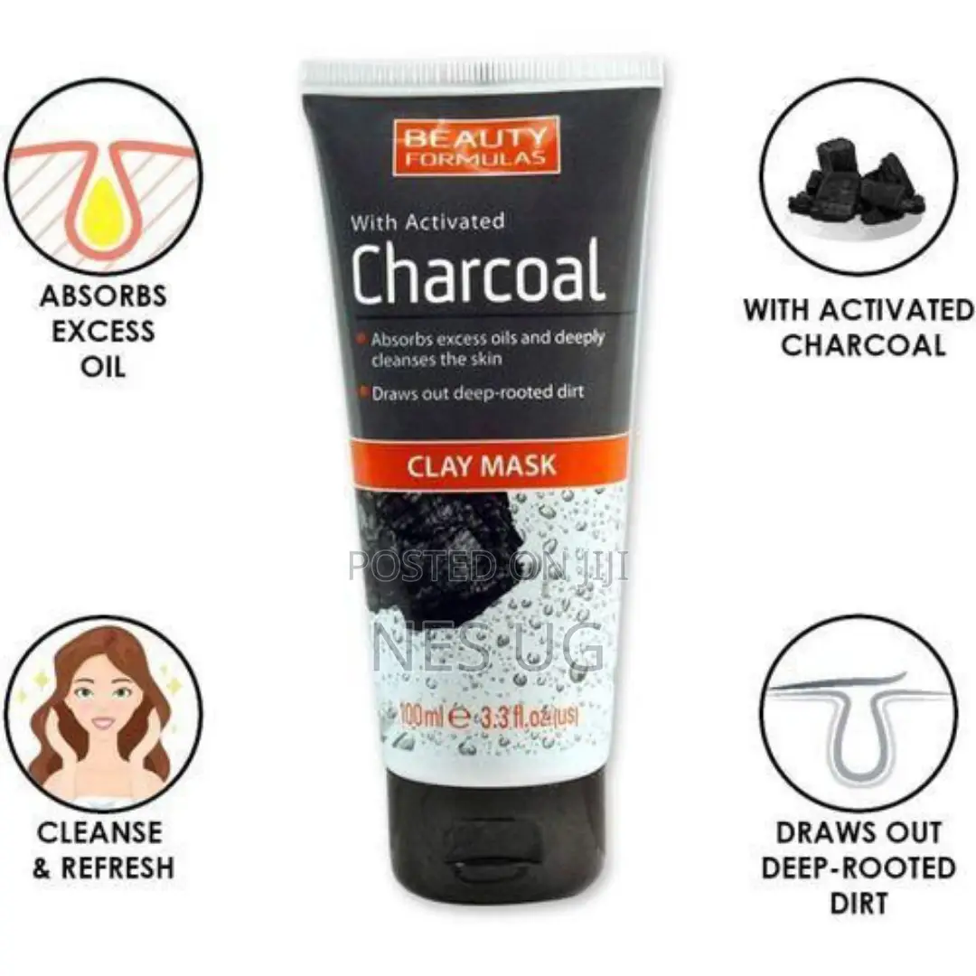 Beauty Formulas Activated Charcoal Clay Mask for All