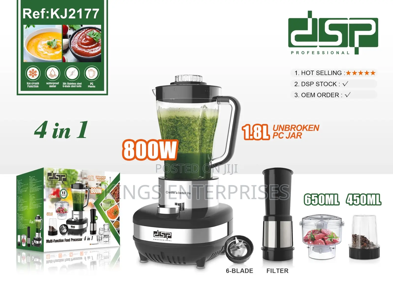 DSP 4 in 1 Professional Blender