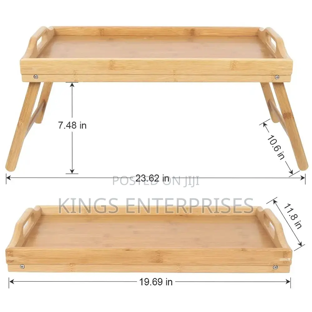 Wooden Foldable Bed Tray