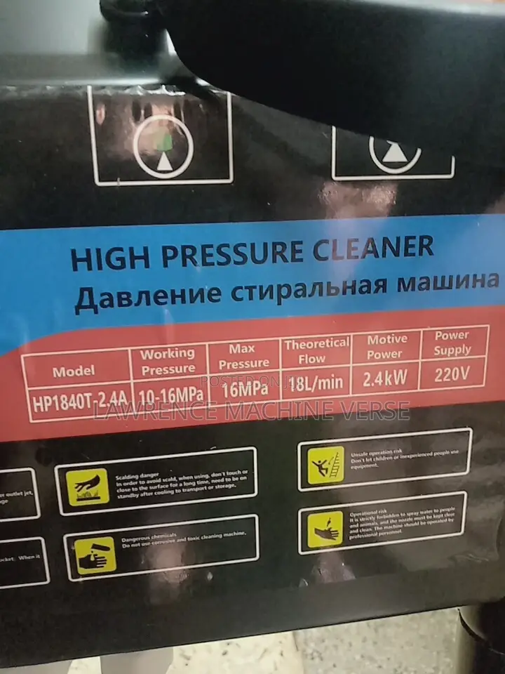 Electric Jet Car Washer 2.4kw And 24A