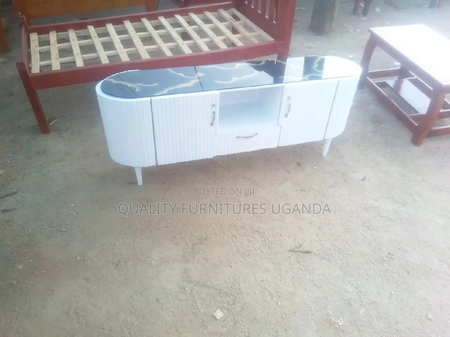 Tv Stand in White Color