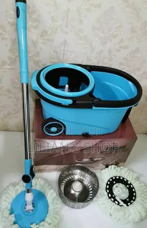 Spin Mop Bucket Set Microfiber Mop