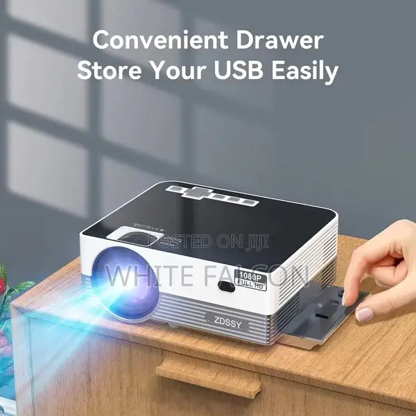 Q6 Miracast Mini Projector, Led, 1080p Full Hd,6500 Lumens