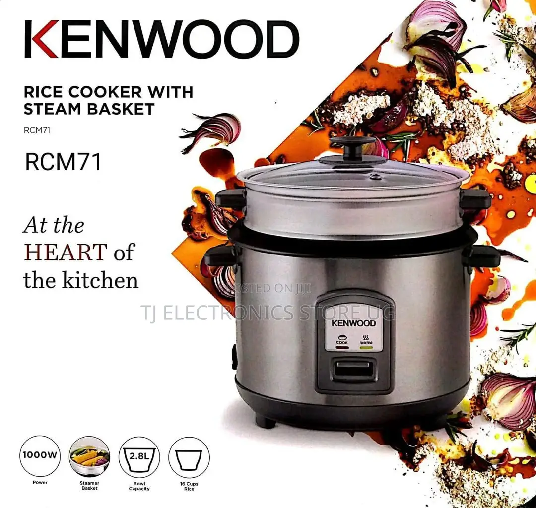 2.8L Kenwood Rice Cooker With Steam Basket