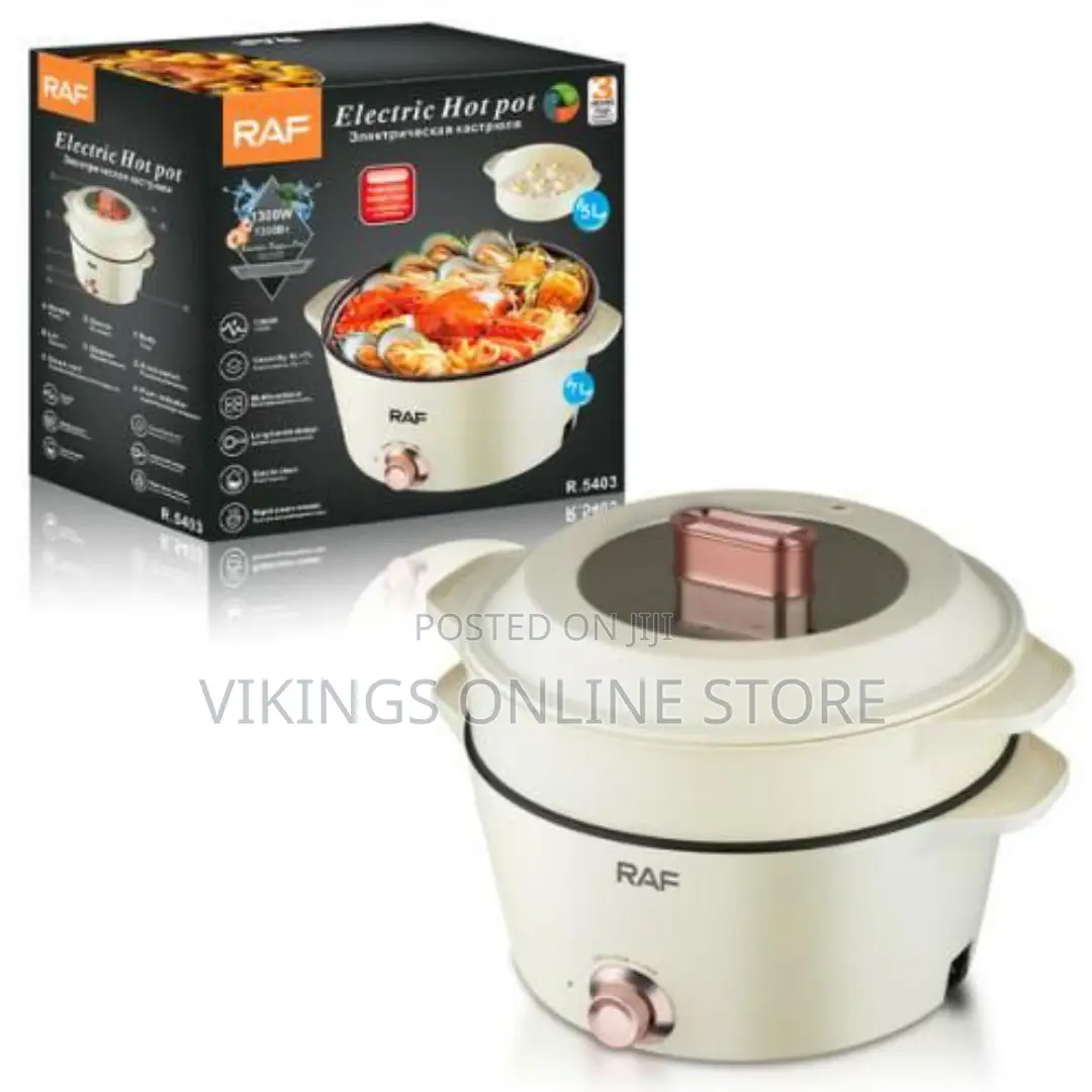 Large Electric Hotpot Rice Cooker of 7 Liters With Steamer-