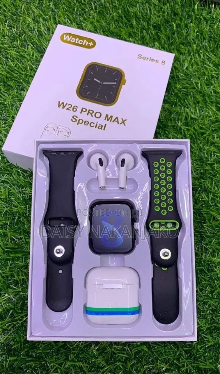 W26 Pro Max Smart Watch Black
