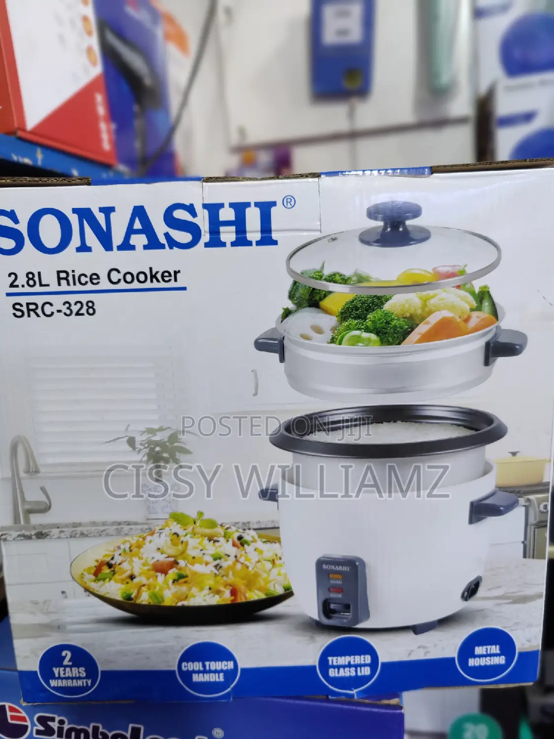 Sonashi Electric Rice Cooker/Sonashi 2.8l Rice Cooker
