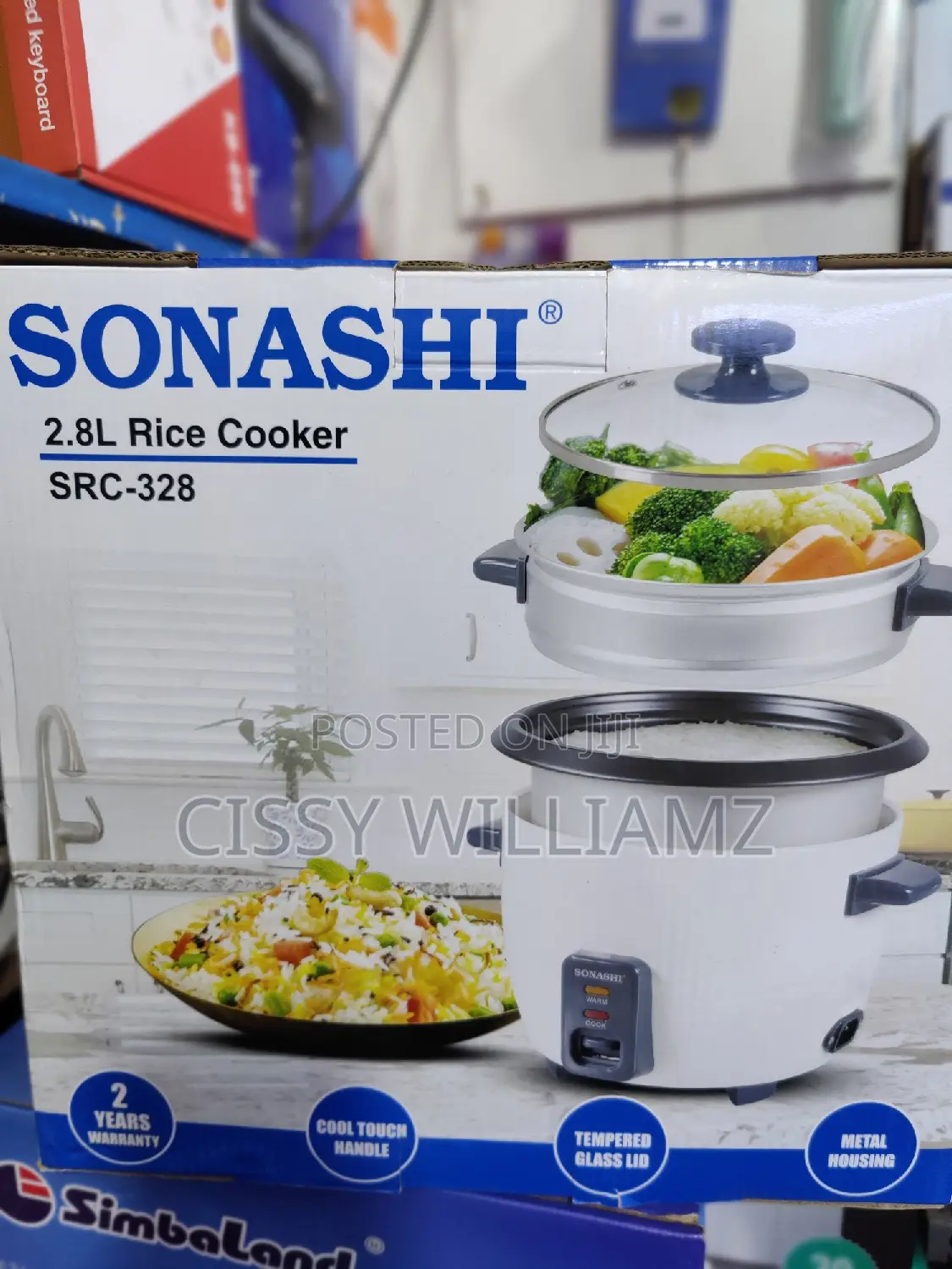 Sonashi Electric Rice Cooker 2.8l/Sonashi Rice Cooker