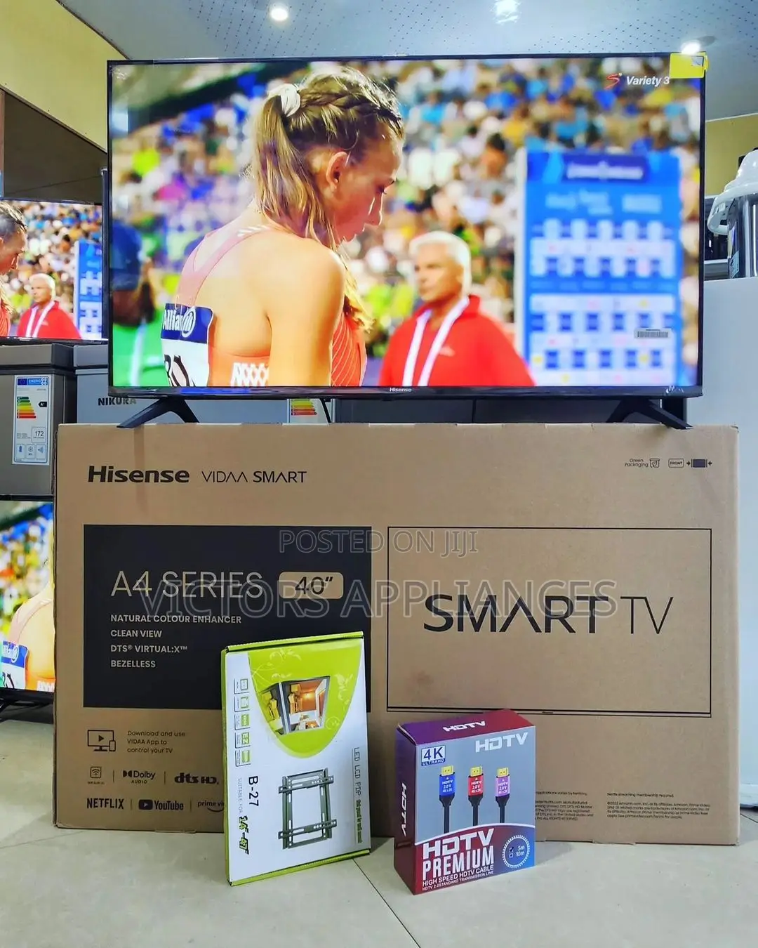 Hisense 40” Smart Tv Powered by Vidaa