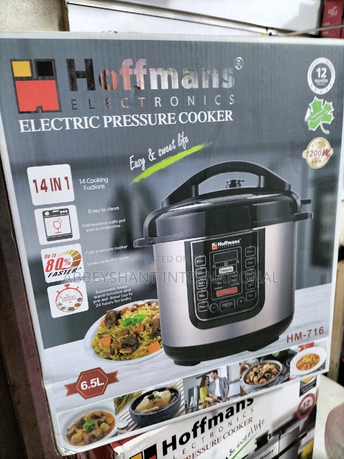 Electric Pressure Cooker Electric Hoffman Pressure Cooker
