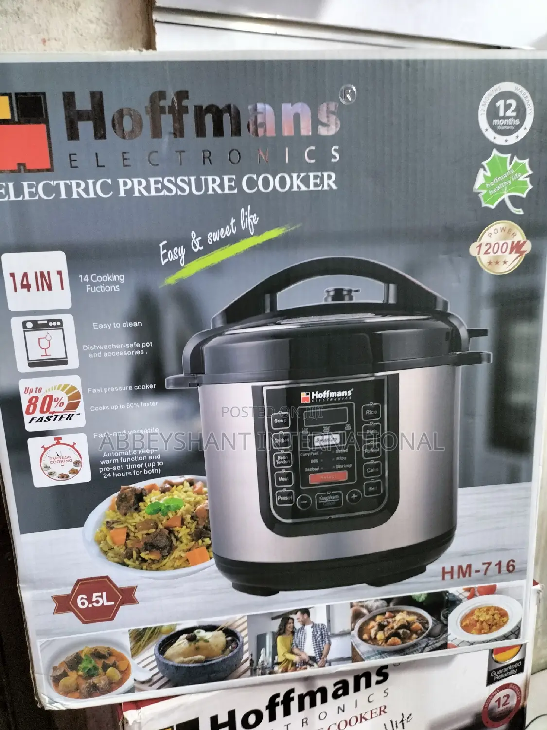 Electric Pressure Cooker Electric Hoffman Pressure Cooker