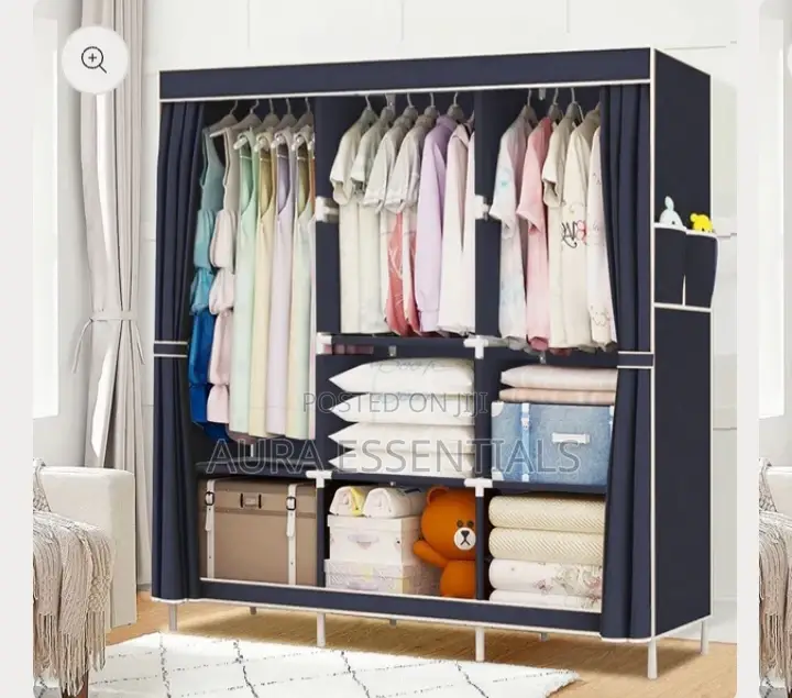 Standing Closet Clothes Storage Wardrobe