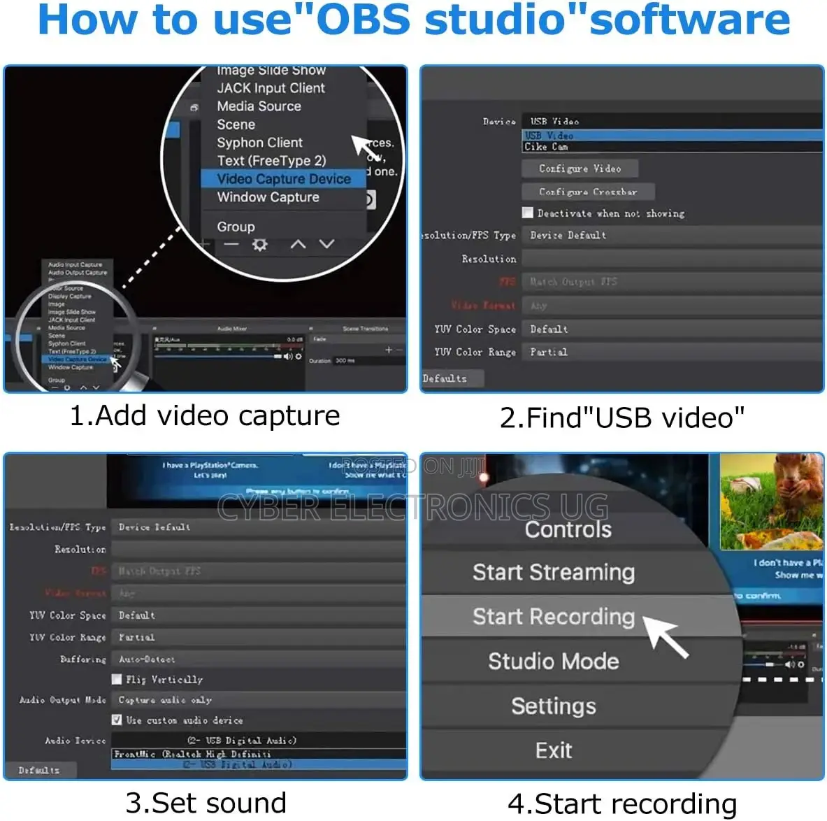 HDMI Video Capture Card HDMI to USB 2.0 Device for Streaming