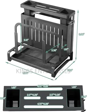 Cutlery Holder and Organizer With Drainer