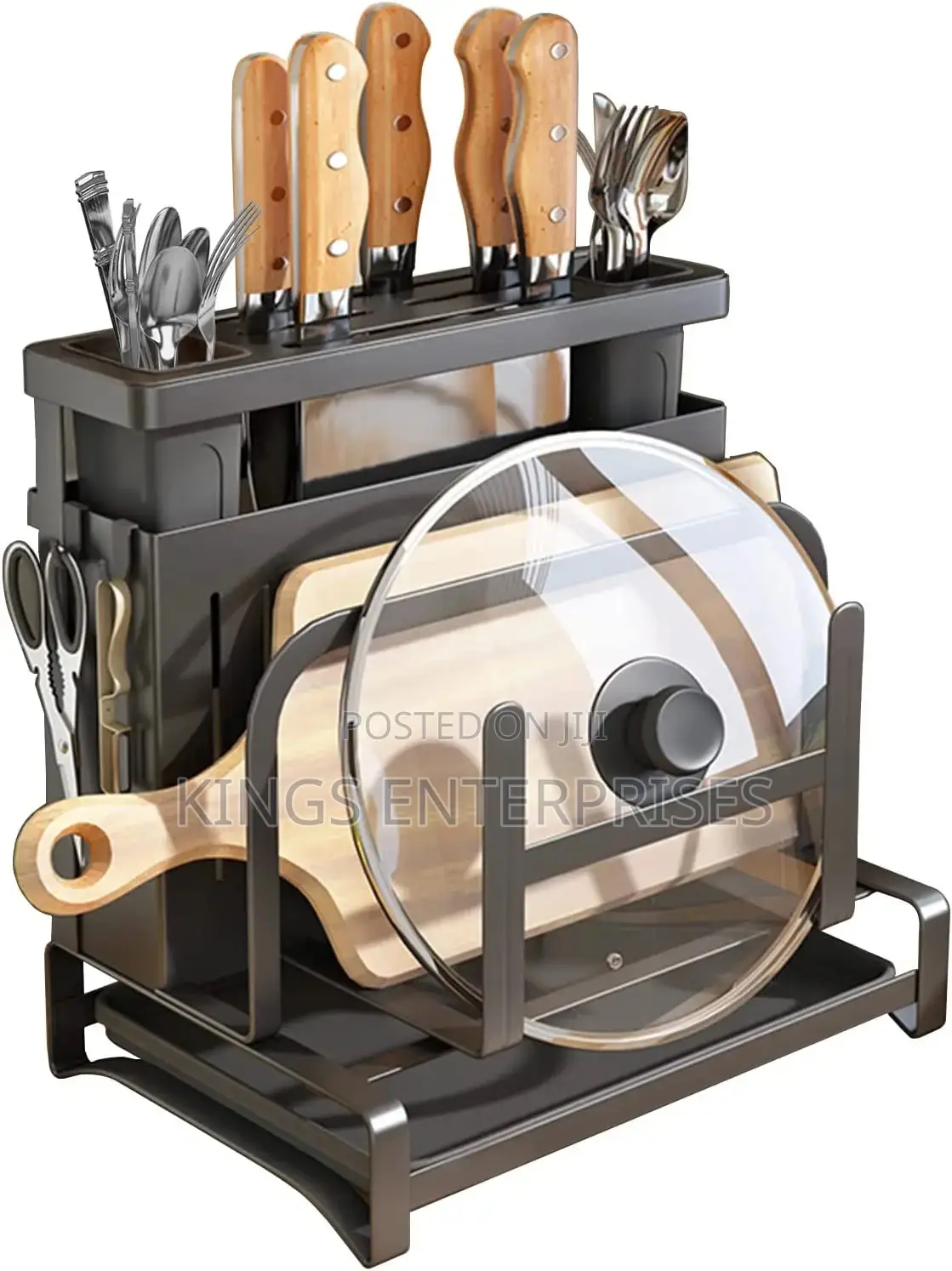 Cutlery Holder and Organizer With Drainer